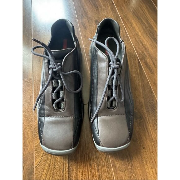 Prada 38 Linea Rossa Grey - Picture 2 of 8